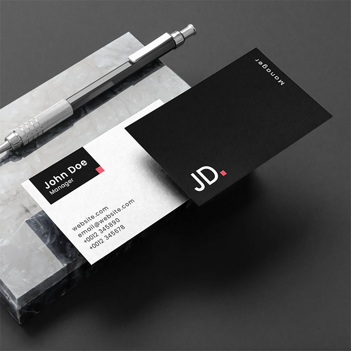 Επαγγελματικές κάρτες με μοντέρνο AI-driven design και minimal αισθητική