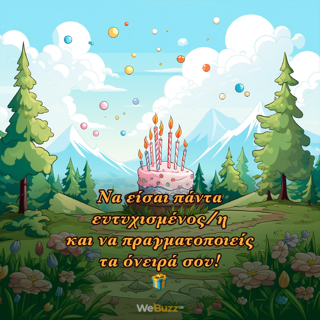 Να είσαι πάντα ευτυχισμένος/η και να πραγματοποιείς τα όνειρά σου! - Ευχές γενεθλίων για παιδιά που θα μείνουν αξέχαστες και θα κάνουν τα γενέθλια τους πιο ξεχωριστά