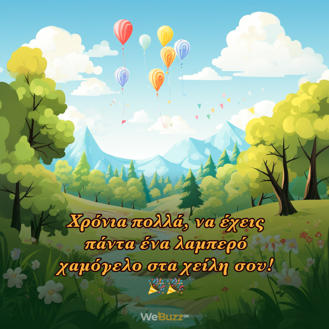 Χρόνια πολλά να έχεις πάντα ένα λαμπερό χαμόγελο στα χείλη σου - Ευχές γενεθλίων για παιδιά που θα μείνουν αξέχαστες και θα κάνουν τα γενέθλια τους πιο ξεχωριστά