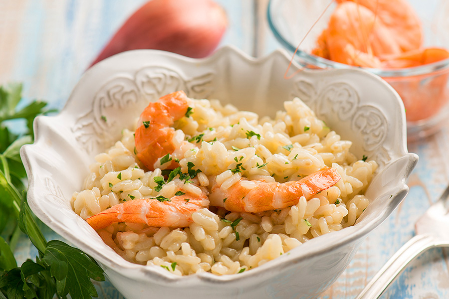 Ριζότο με γαρίδες - Τι να μαγειρέψω σήμερα; Ανακαλύψτε 10 νόστιμες συνταγές χωρίς κρέας