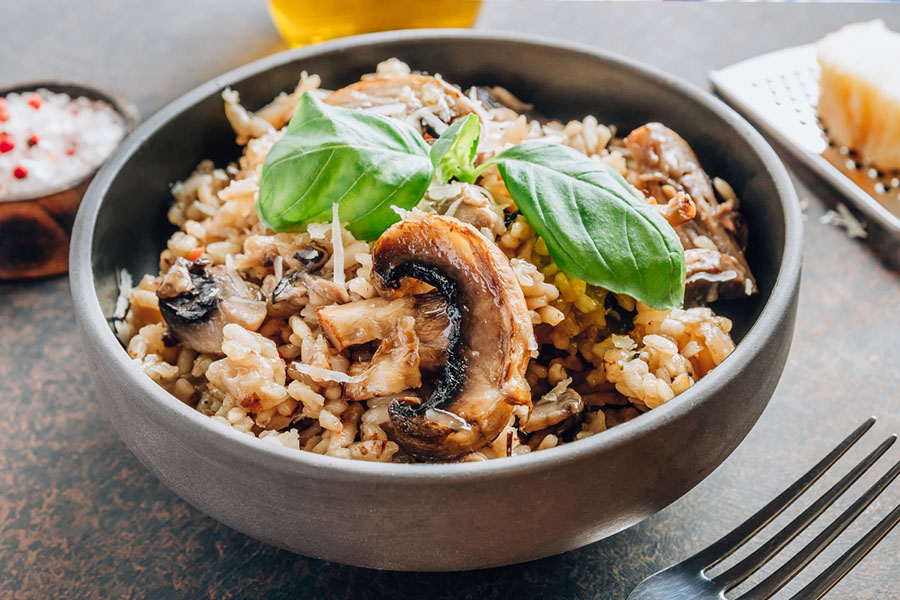 Ριζότο με μανιτάρια - Τι να μαγειρέψω σήμερα; Ανακαλύψτε 10 νόστιμες συνταγές χωρίς κρέας