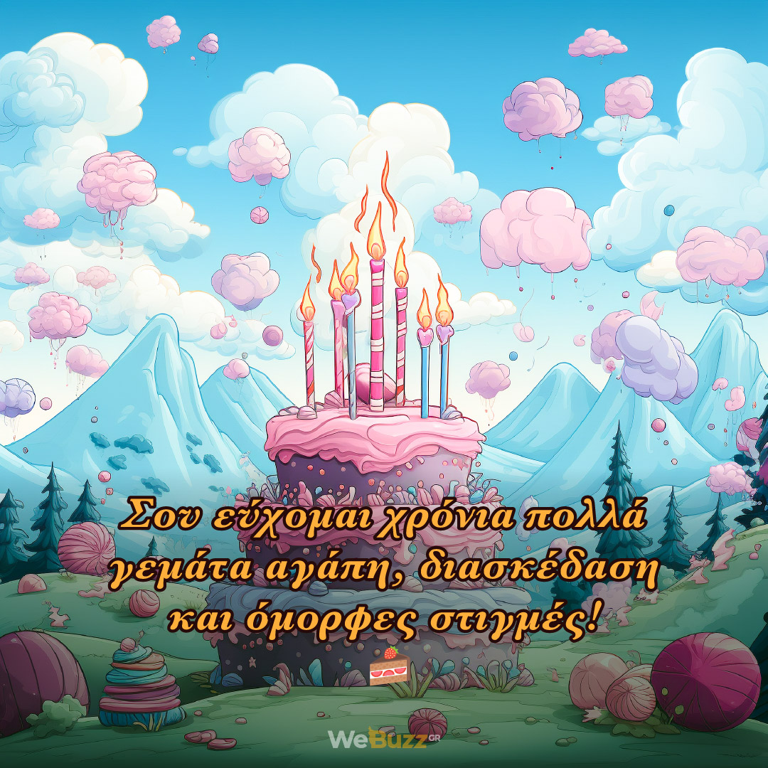 Ευχές γενεθλίων για παιδιά που θα μείνουν αξέχαστες και θα κάνουν τα γενέθλια τους πιο ξεχωριστά Σου εύχομαι χρόνια πολλά γεμάτα αγάπη, διασκέδαση και όμορφες στιγμές! - Ευχές γενεθλίων για παιδιά που θα μείνουν αξέχαστες και θα κάνουν τα γενέθλια τους πιο ξεχωριστά