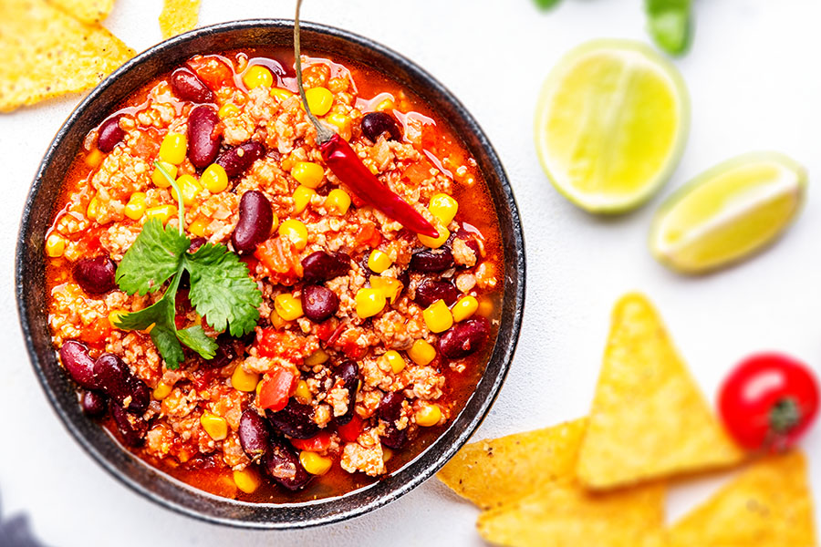 Τσίλι κον κάρνε - Chili con carne - Καλαμπόκι θερμίδες και νόστιμες συνταγές