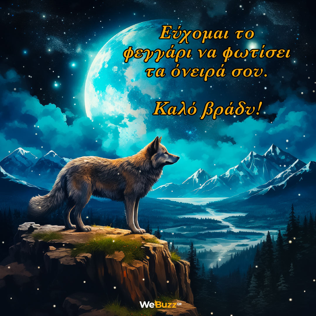 Εύχομαι το φεγγάρι να φωτίσει τα όνειρά σου. Καλό βράδυ! - Γλυκές ευχές & μαγικές εικόνες για καληνύχτα