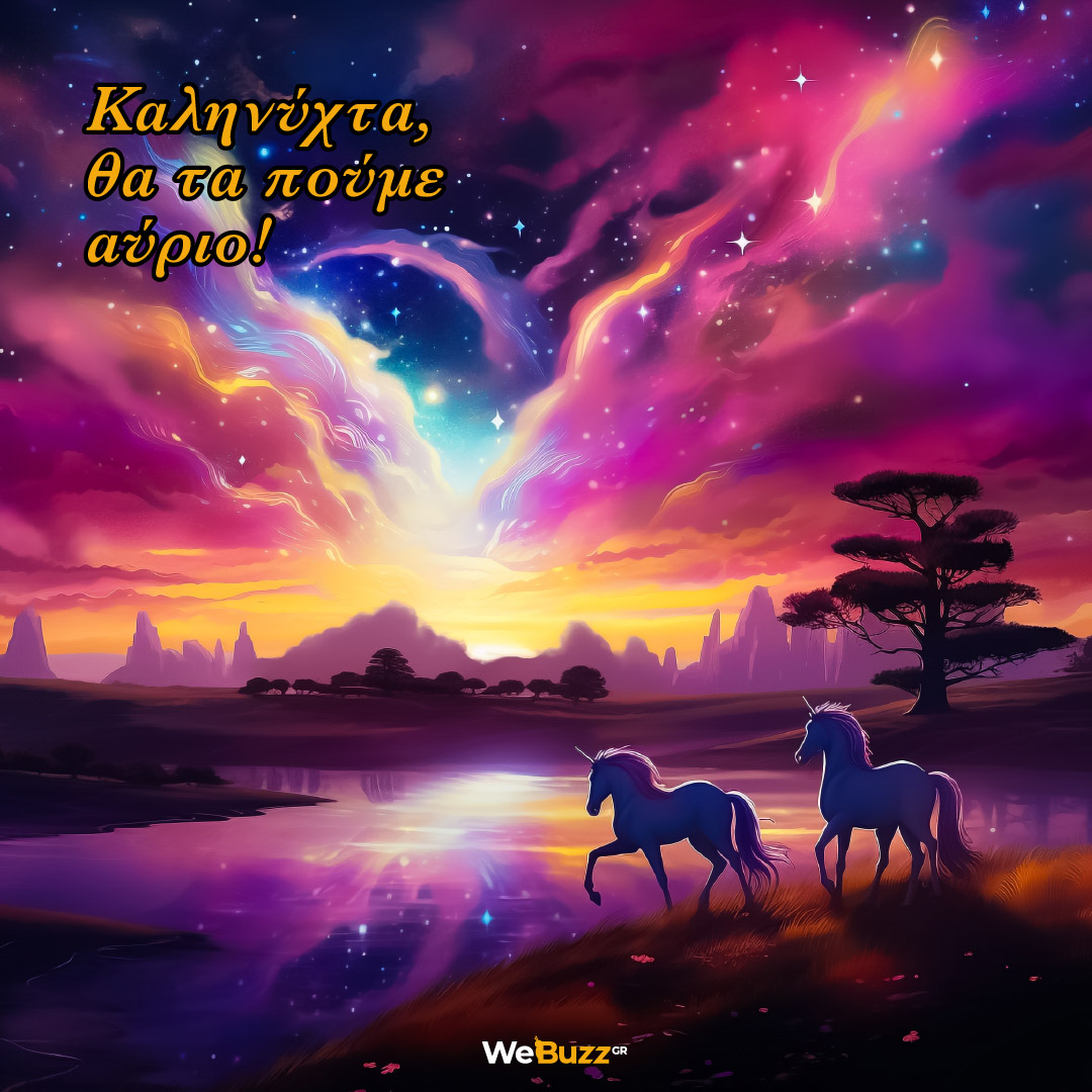 Καληνύχτα, θα τα πούμε αύριο!