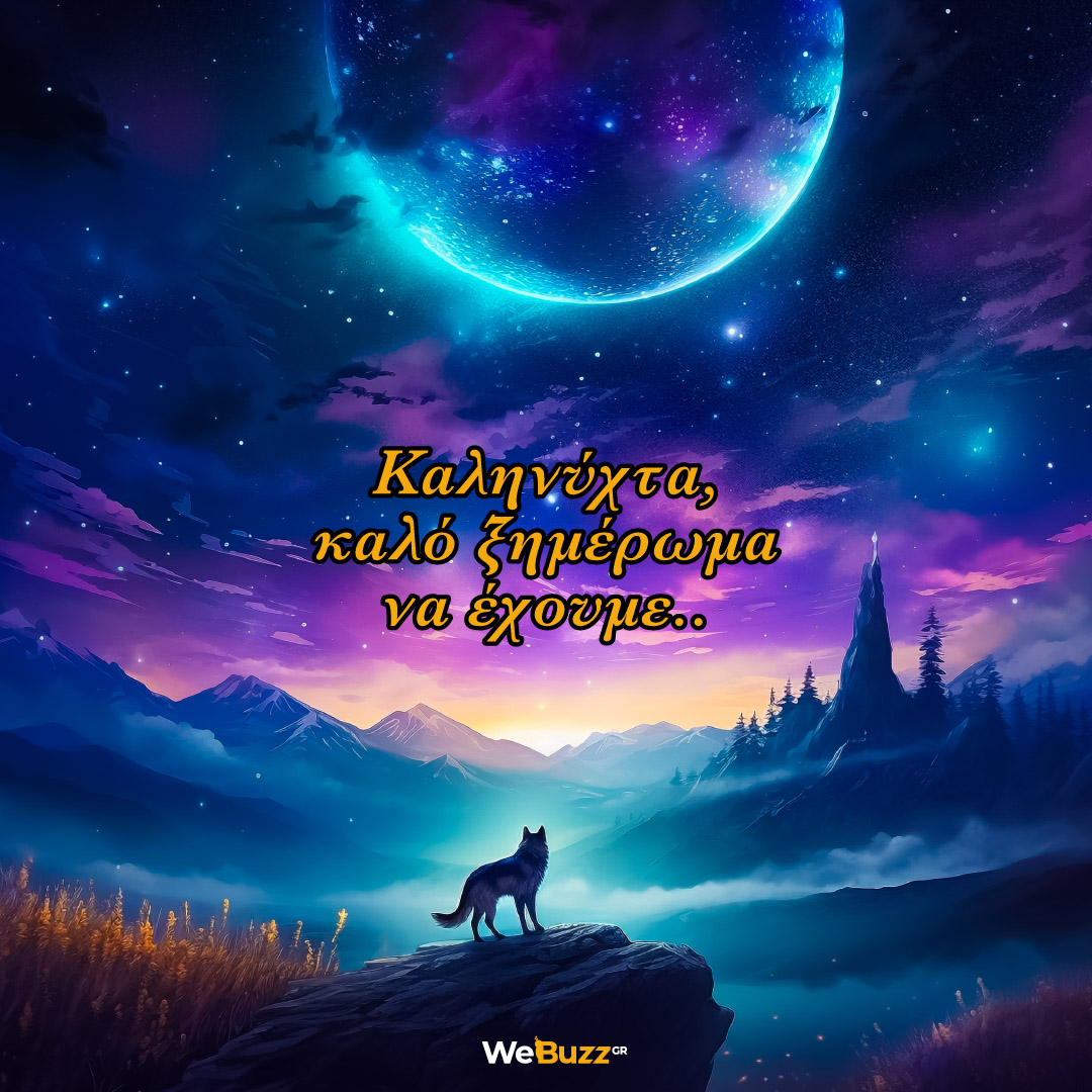 Καληνύχτα, καλό ξημέρωμα να έχουμε. - Γλυκές ευχές & μαγικές εικόνες για καληνύχτα