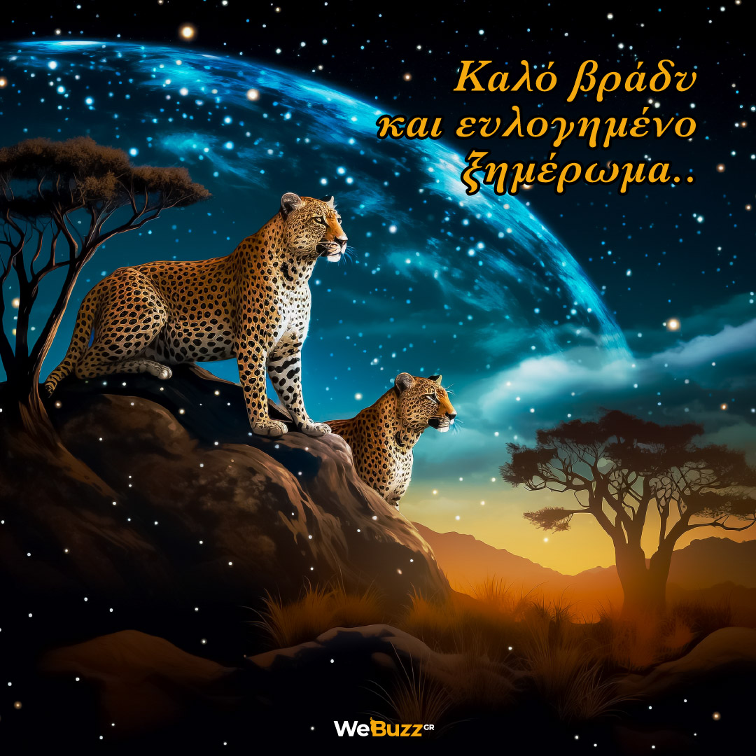 Καλό βράδυ και ευλογημένο ξημέρωμα.