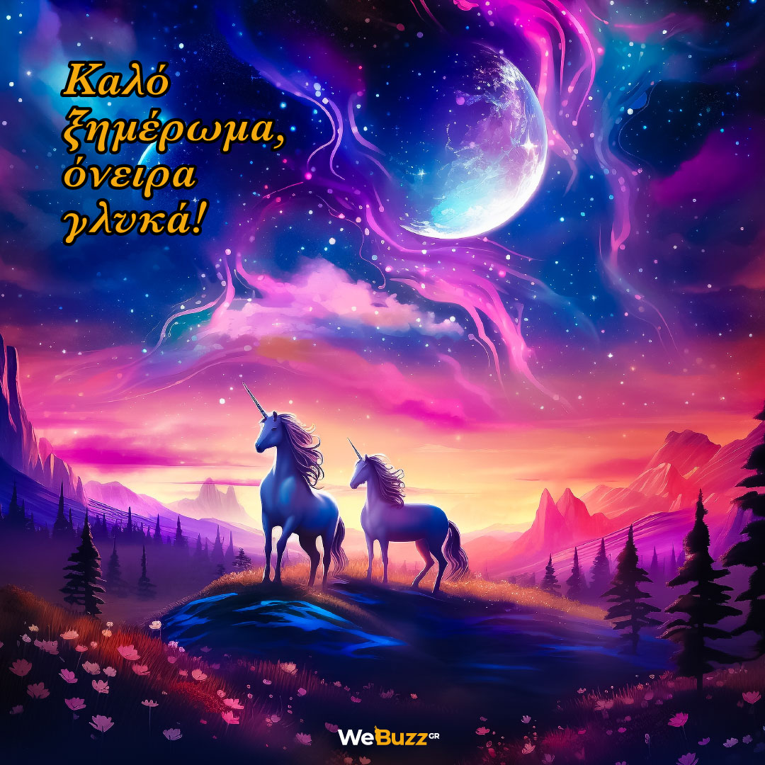 Καλό ξημέρωμα, όνειρα γλυκά! - Γλυκές ευχές & μαγικές εικόνες για καληνύχτα