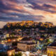 Panoramic View of Parthenon Athens Greece - Plaka Athens Greece - Picturesque Streets and Architecture - Exploring the Timeless Charm of Athens