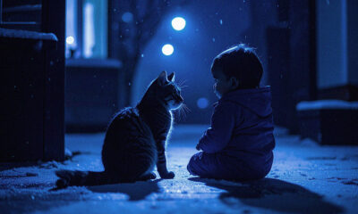 Η γάτα-φύλακας που έσωσε μωρό από βέβαιο θάνατο στο κρύο